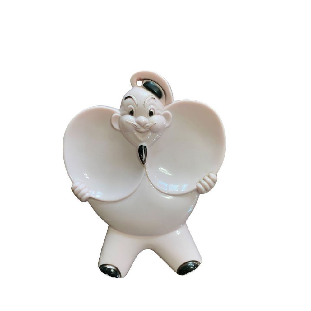 VINTAGE pink Jolly Chef plastic spoon rest